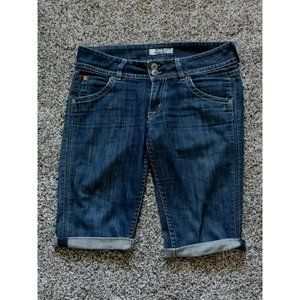 WOmen's Hudson Jean Shorts flap pocket Size 27
